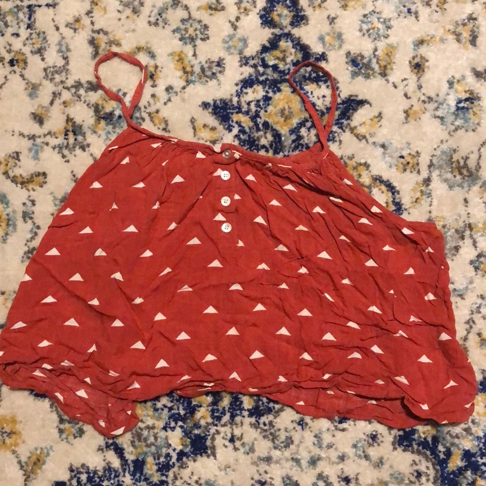 Spaghetti strap crop top